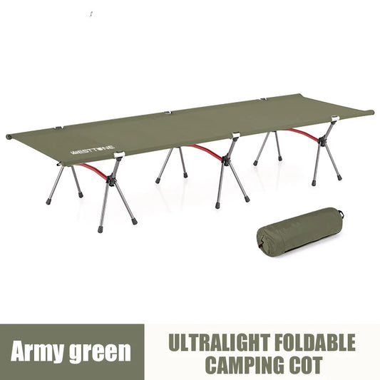 West Tune Camping Cot Ultralight Folding Bed For Outdoors