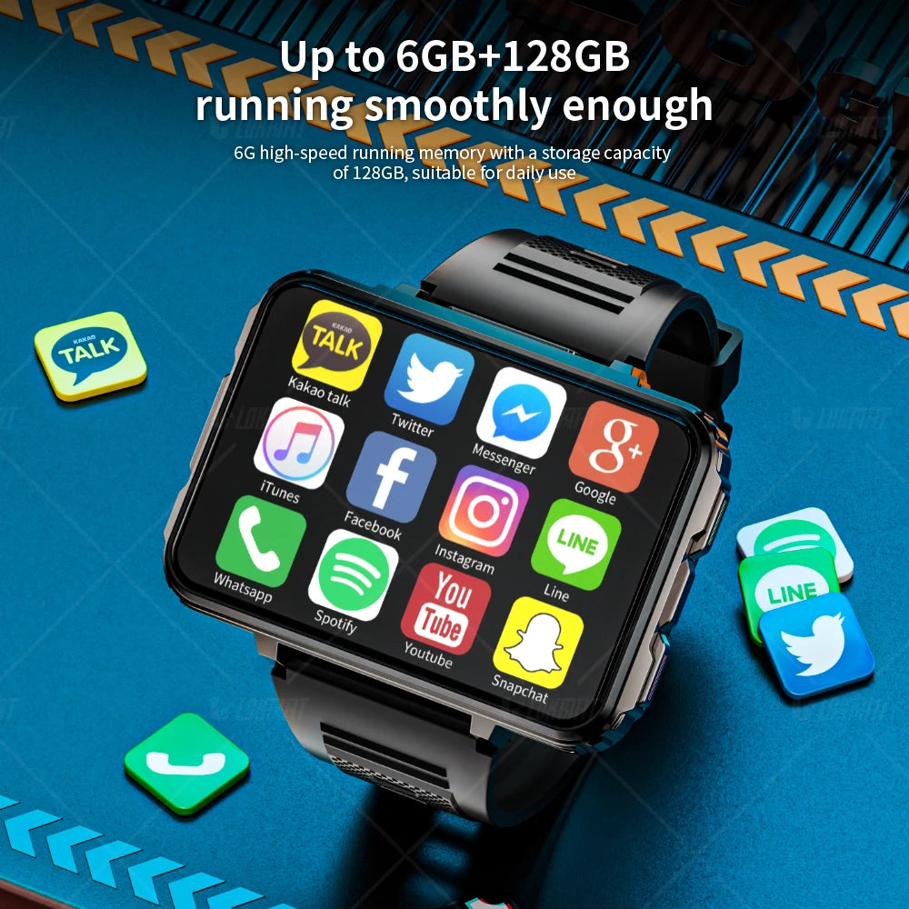Lokmat Appllp 5 Max Watch Phone 4G Calls Dual Camera