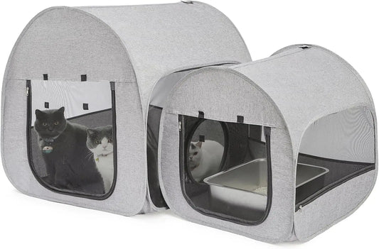 Hign-concerned Portable Cat Playpen Foldable Enclosure Tent