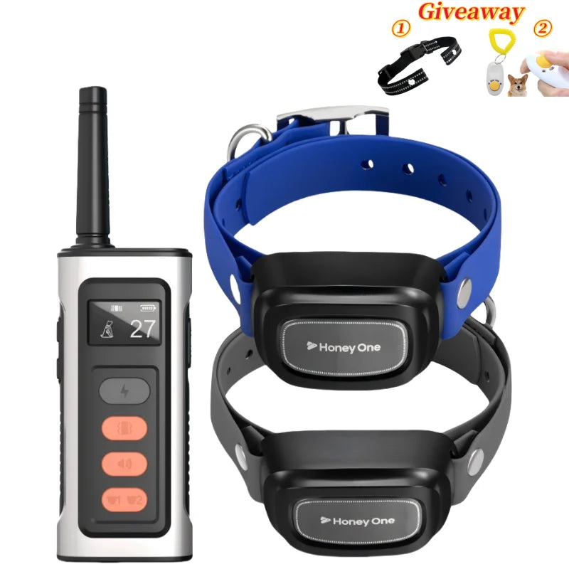 YHLC 3500Ft Digital Dog Training Collar Waterproof Remote