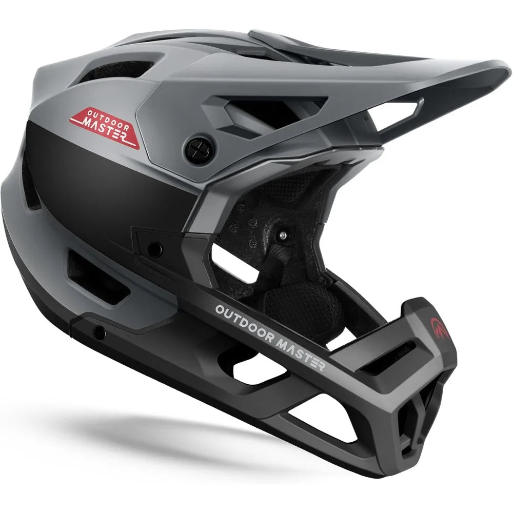 High Concerned Mountain Bike Full Face Helmet Chin Pads