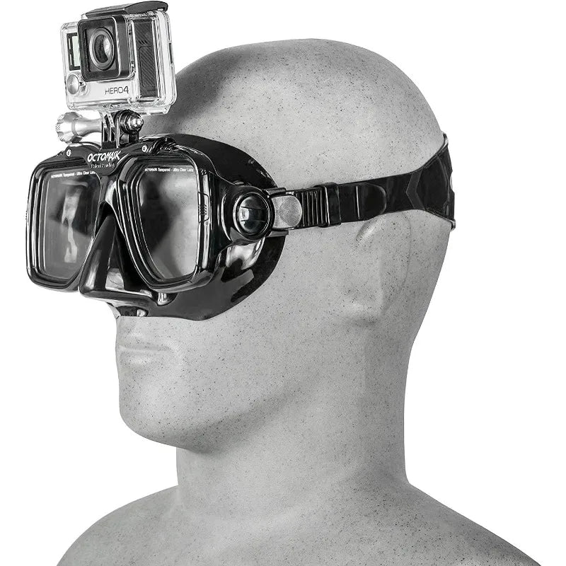 YTYINH Scuba Mask With Mount For GoPro Hero Cameras