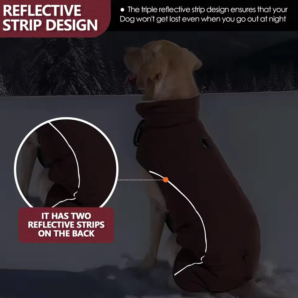 CN Zhejiang Waterproof Reflective Dog Winter Jacket