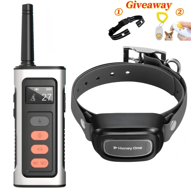 YHLC 3500Ft Digital Dog Training Collar Waterproof Remote