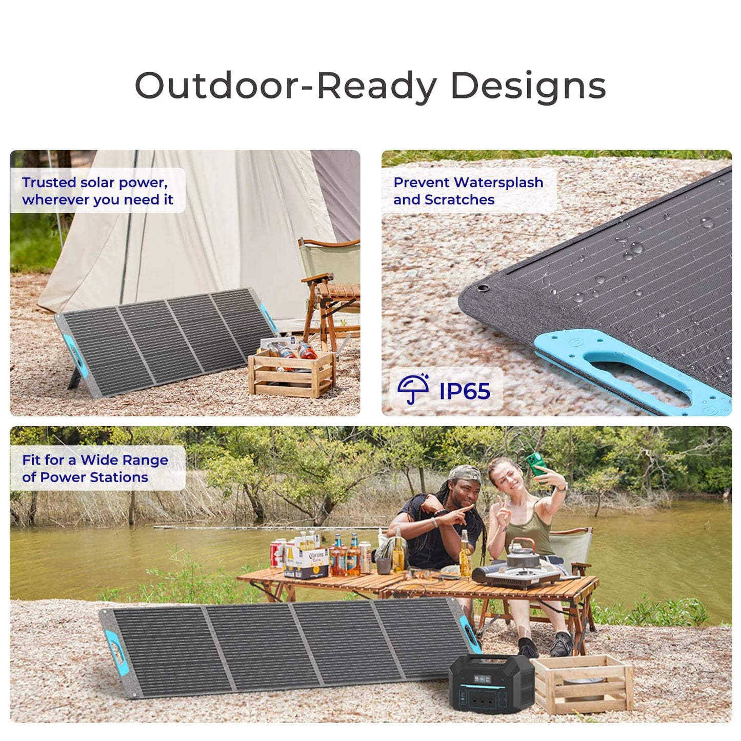 Renogy 200W Portable Solar Panel IP65 Waterproof Foldable