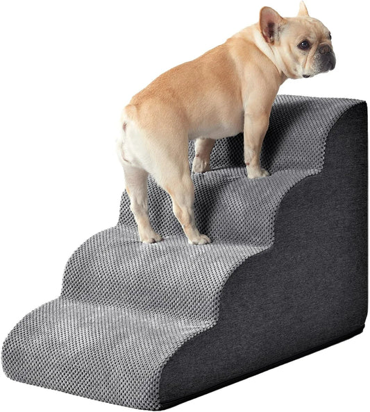 Choice Curved Dog Stairs Ramp for High Beds Non Slip