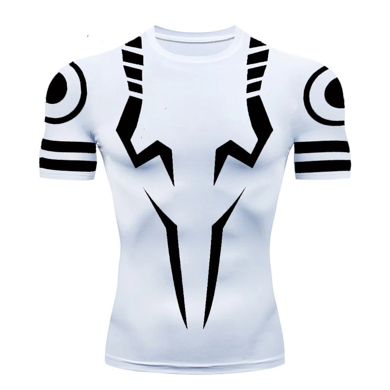 CN Sichuan Fujian 3D Print Compression Shirts For Men