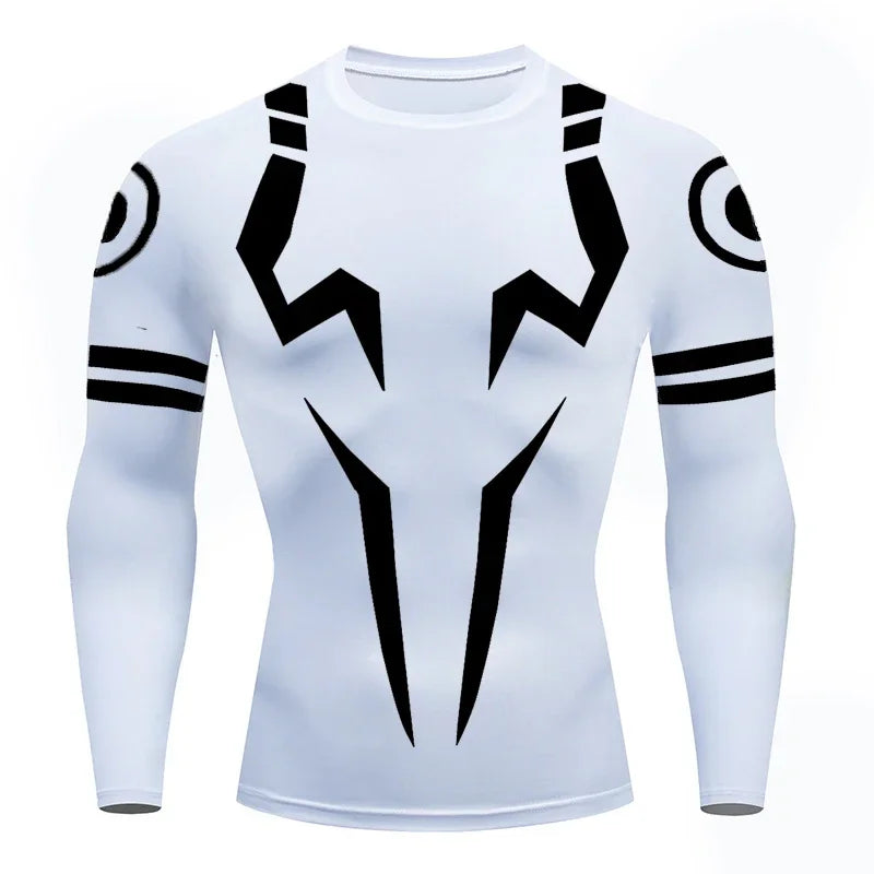 CN Sichuan Fujian 3D Print Compression Shirts For Men
