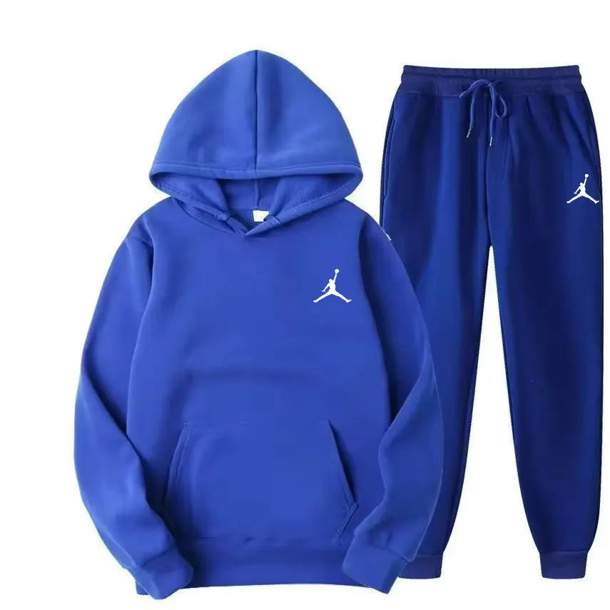 CN Jiangxi Casual Hoodie Set for Men and Women Two Piece