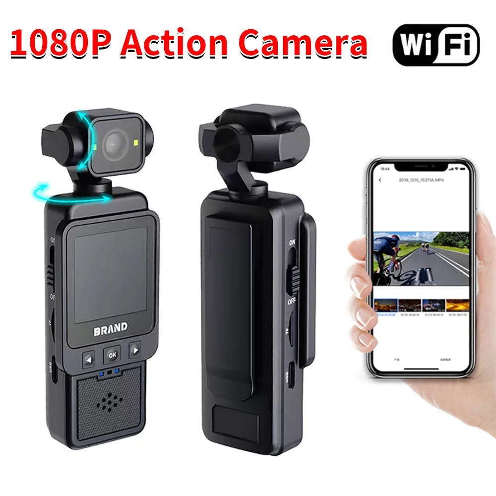 APWIKOGER 1080P WiFi Action Camera Outdoor Sports Travel