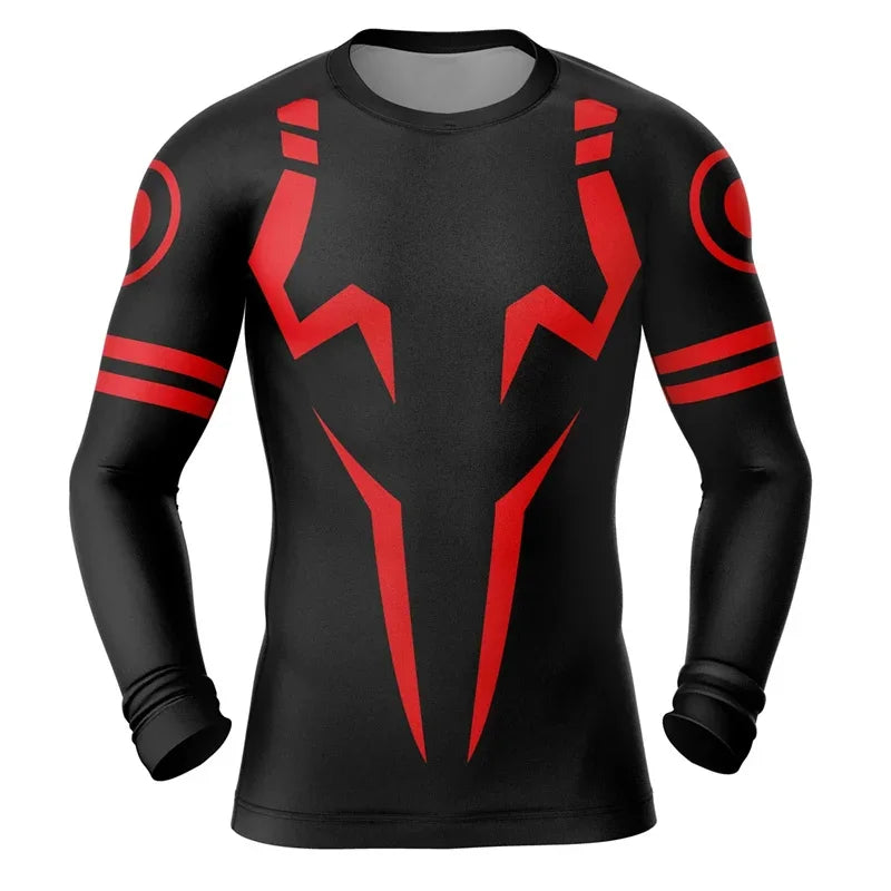 CN Sichuan Fujian 3D Print Compression Shirts For Men