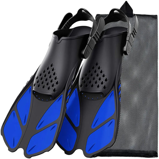 Choice Snorkel Fins Adjustable Buckles Open Heel Silicone Swimming Flippers