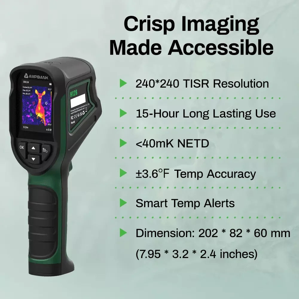 AMPBANK H128 Handheld Thermal Camera 240x240 Infrared IP65