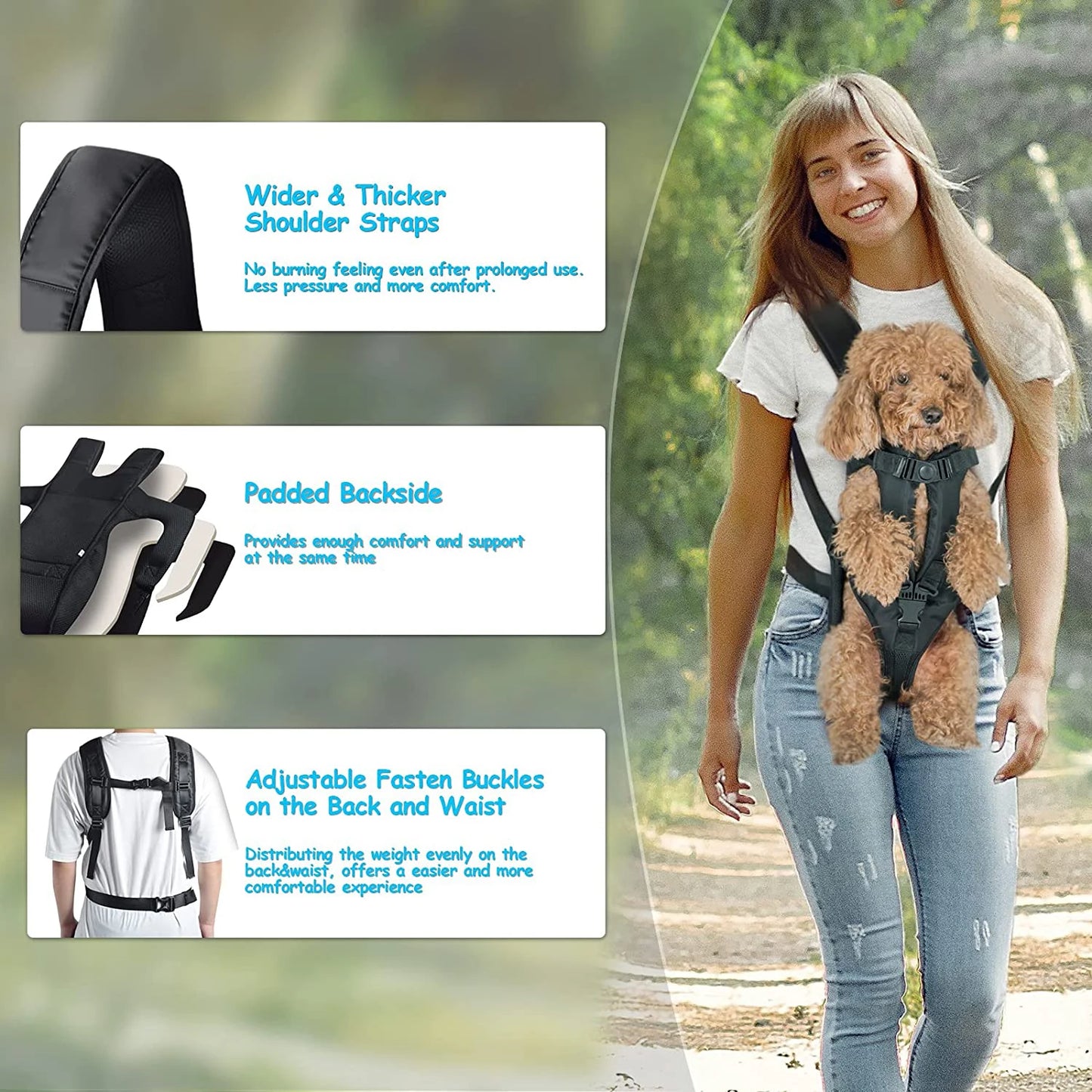 Breed Pet Backpack Carrier For Cats And Dogs Travel Bag