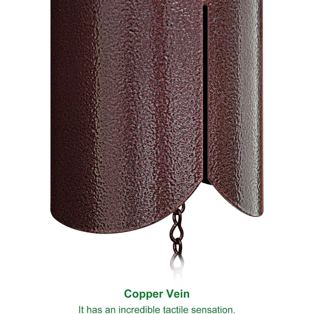 FengShui Wind Chimes with Auspicious Clouds,36 inch Copper Vein Large Wind Chimes for Outside Deep Tone,Deep Resonance Serenity