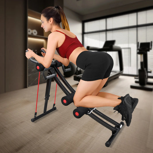 Carton GIKPAL Foldable Ab Machine For Home Gym LCD Display