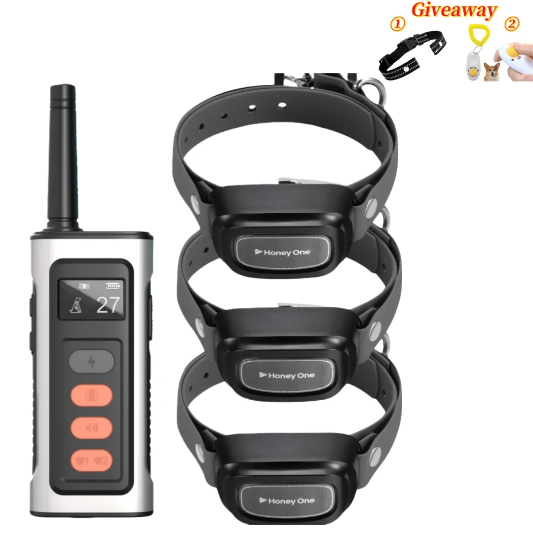 YHLC 3500Ft Digital Dog Training Collar Waterproof Remote
