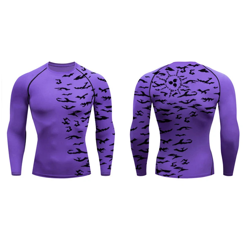 CN Sichuan Fujian 3D Print Compression Shirts For Men