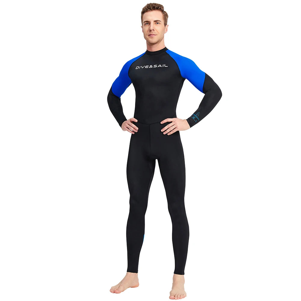 Fit Mens Hooded Wetsuit One Piece Long Sleeve For Surf Scuba Diving Elite Performance