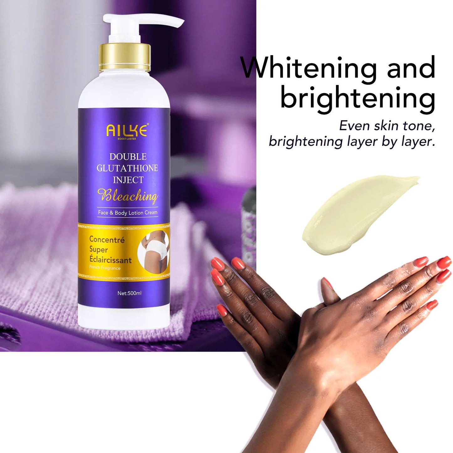 AILKE Glutathione Whitening Range For Radiant Bright Skin