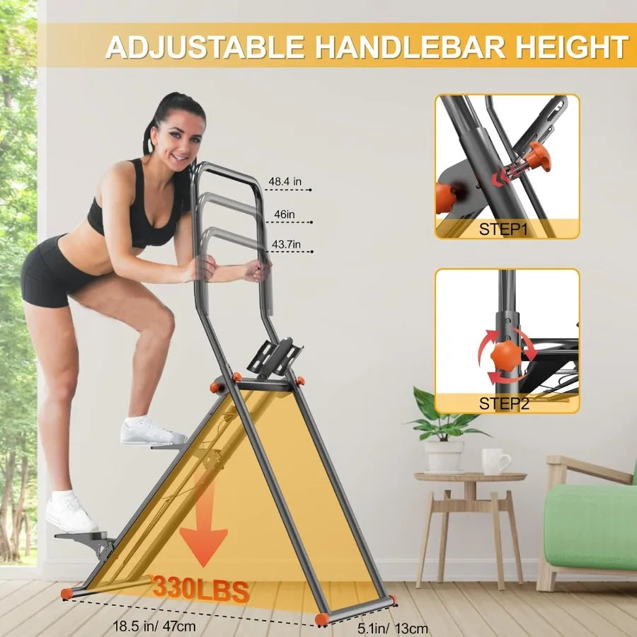 Hign-concerned Stair Stepper Folding Cardio Climber Machine