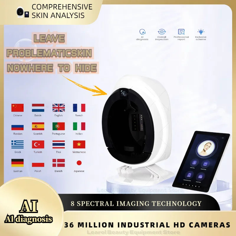 Commodity AISIA Q1 3D AI Facial Skin Analyzer Detector