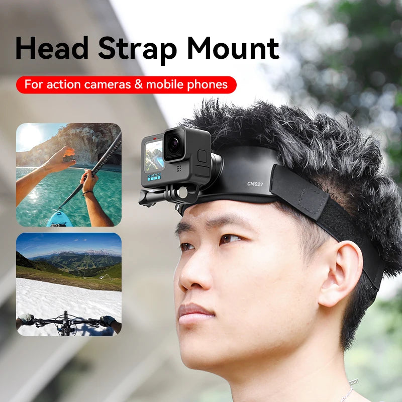 Ulanzi CM027 Chest Head Strap Mount Belt Phone For iPhone 15 14 Gopro insta360 x3 dji osmo Pocket 3 Action Camera Accessories