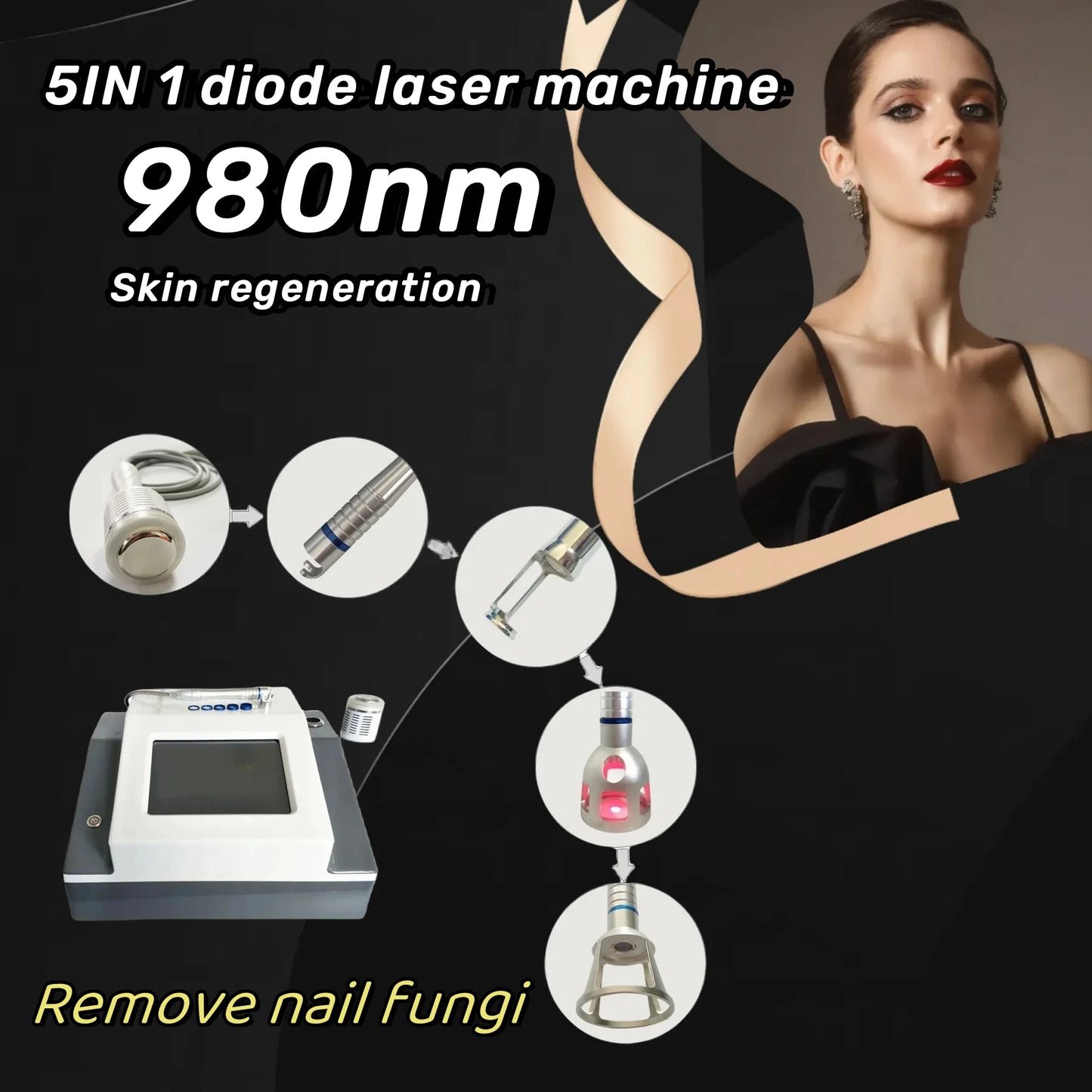 Myoslim 5 In 1 980nm Diode Laser Nail Fungus Treatment
