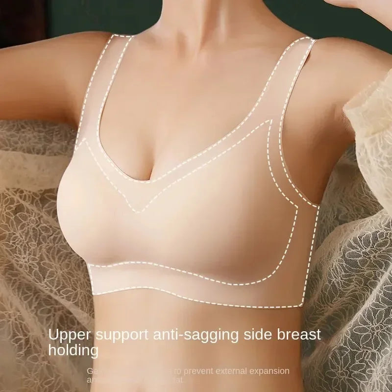 Seamless Wireless Sports Bra Women Push Up Bralette