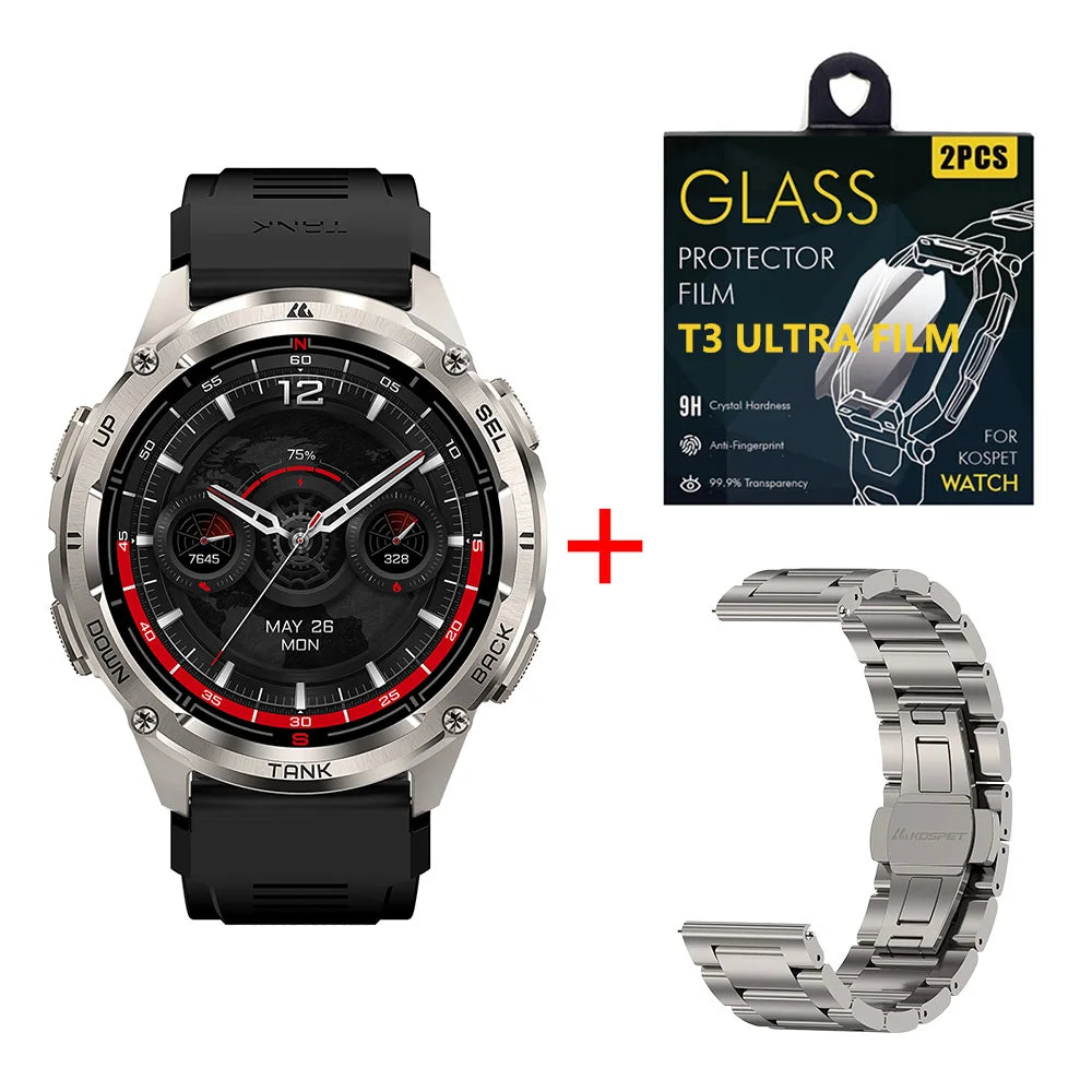 KOSPET Tank T3 Ultra 2 GPS Smartwatch With Altimeter