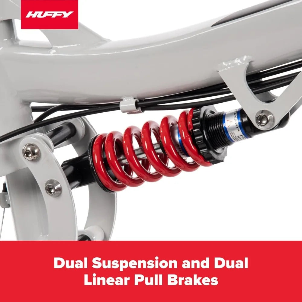 Rugged Mountain Bike for All Ages and Sizes, 20/24/26 Inch Options, 6 or 21 Speed Shimano Gear Shifting