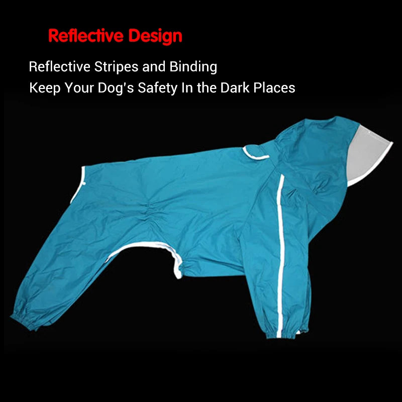 Glorious Kek Dog Raincoat Hooded Waterproof Jacket