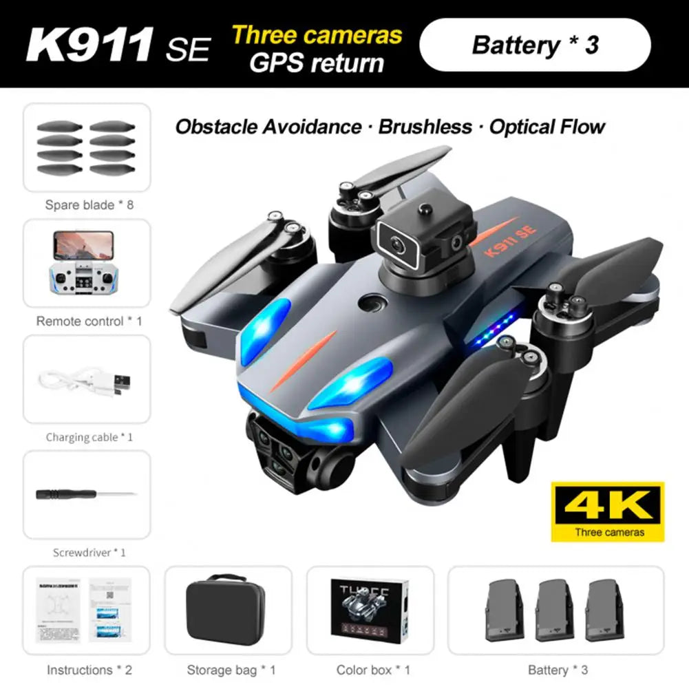 Brushless Gps Drone Precise Positioning Drone Advanced Brushless Motor Remote Control Drone with Triple for Kids for Beginners