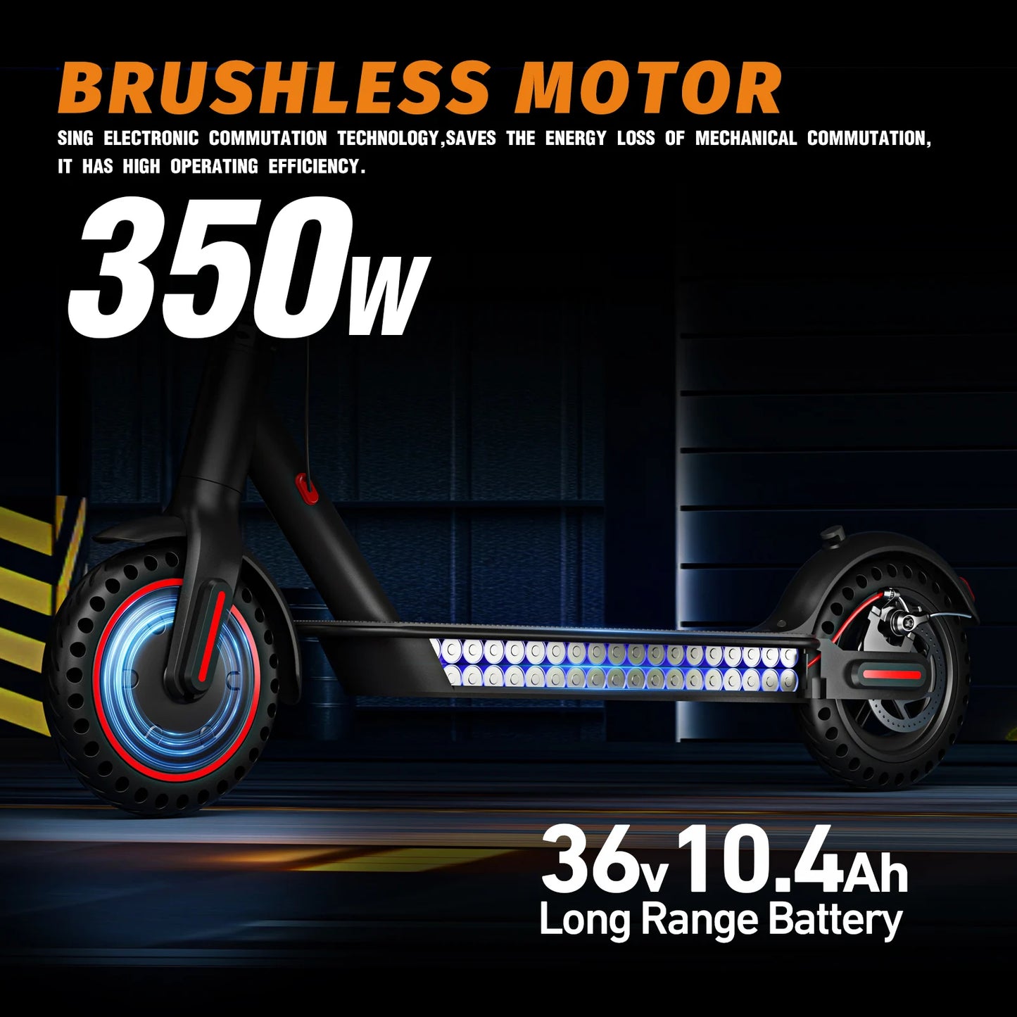 Freeboy 350W Foldable Electric Scooter With Dual Brakes