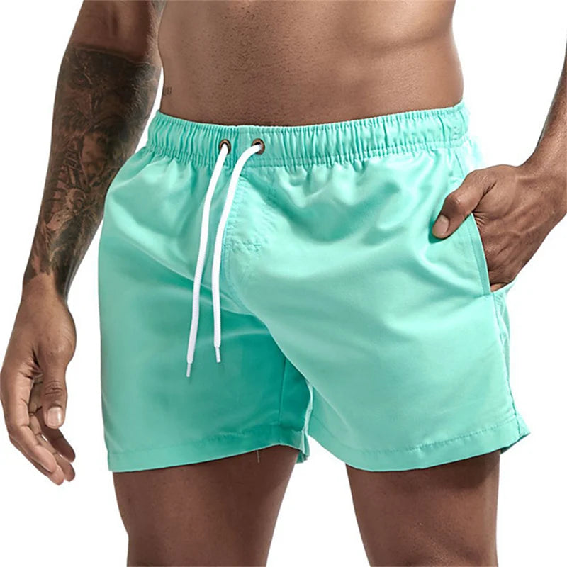 HooThreads Mens Swim Trunks With Pockets Mesh Liner
