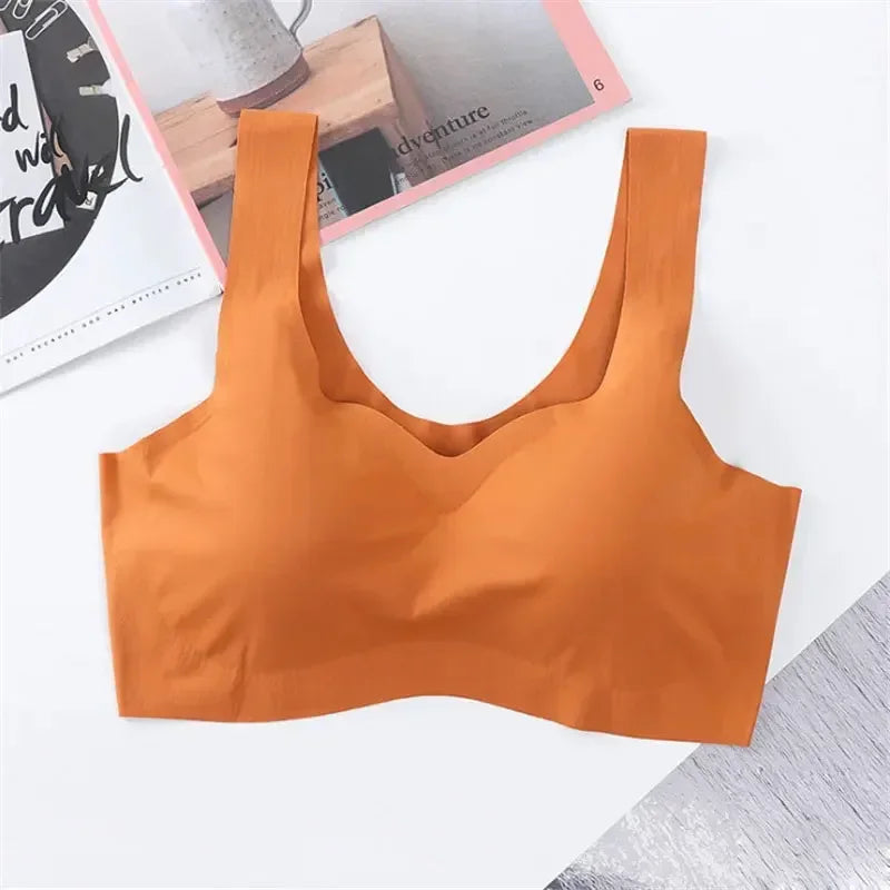 Seamless Wireless Sports Bra Women Push Up Bralette