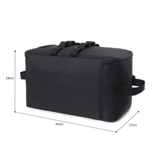 30L Camping Utensil Organizer Large Capacity Car Trunk Storage Case Detachable Multifunctional Stove Organizer