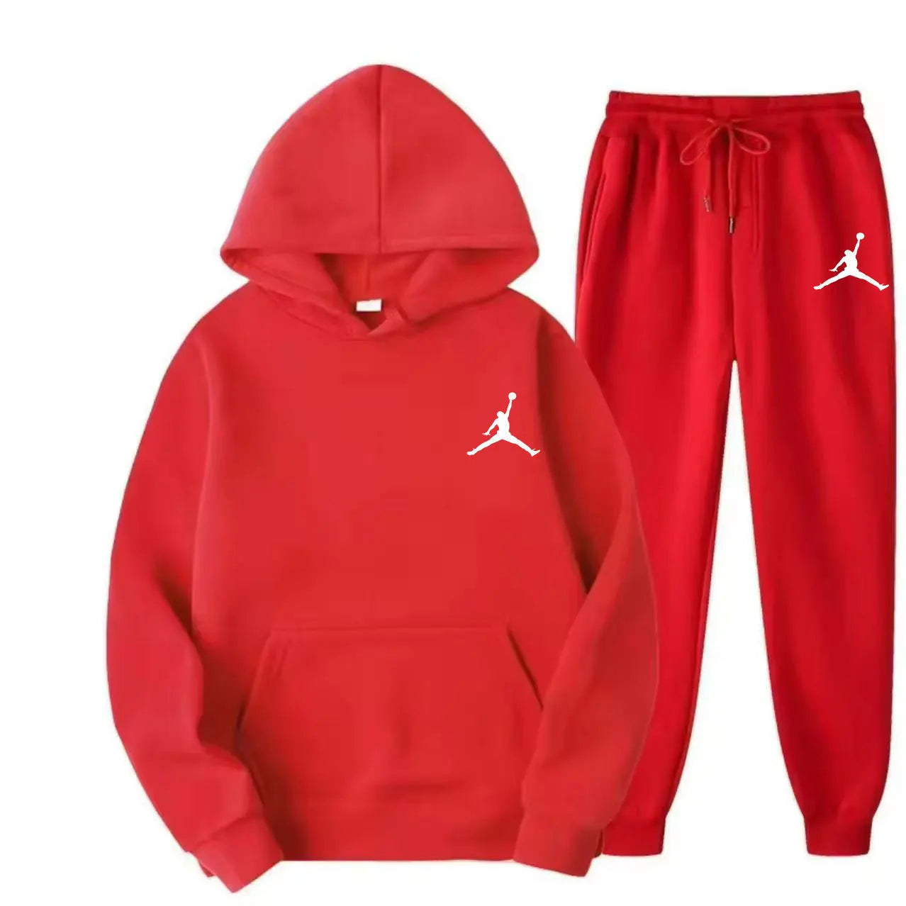 CN Jiangxi Casual Hoodie Set for Men and Women Two Piece