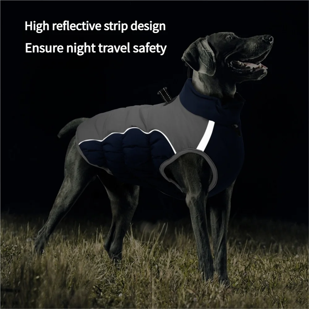DUOFU Winter Warm Dog Coat Vest For Dogs Pet Outfit