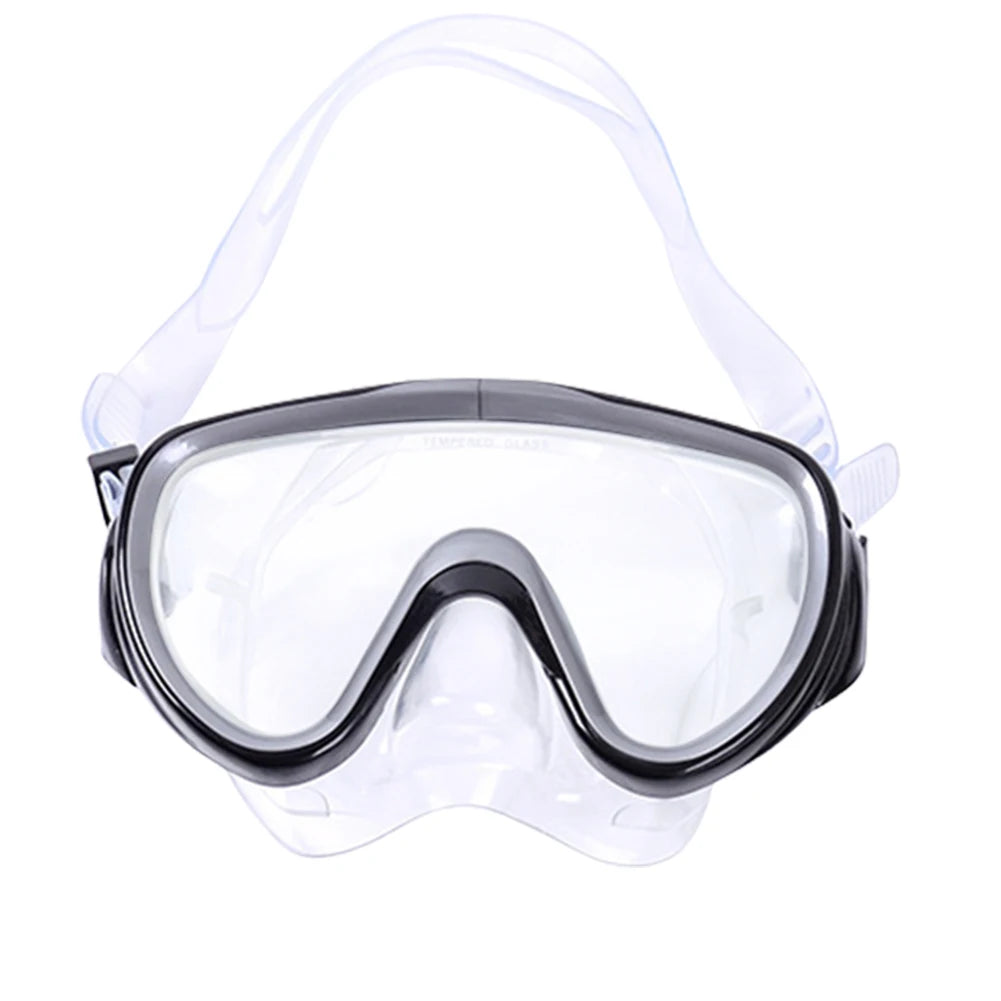 MOJOYCEDiving Diving Mask And Snorkel Set Adjustable Dry Snorkel