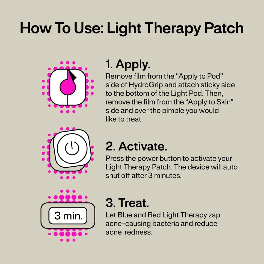 Hign-concerned Lab Light Therapy Acne Patch Hydrocolloid