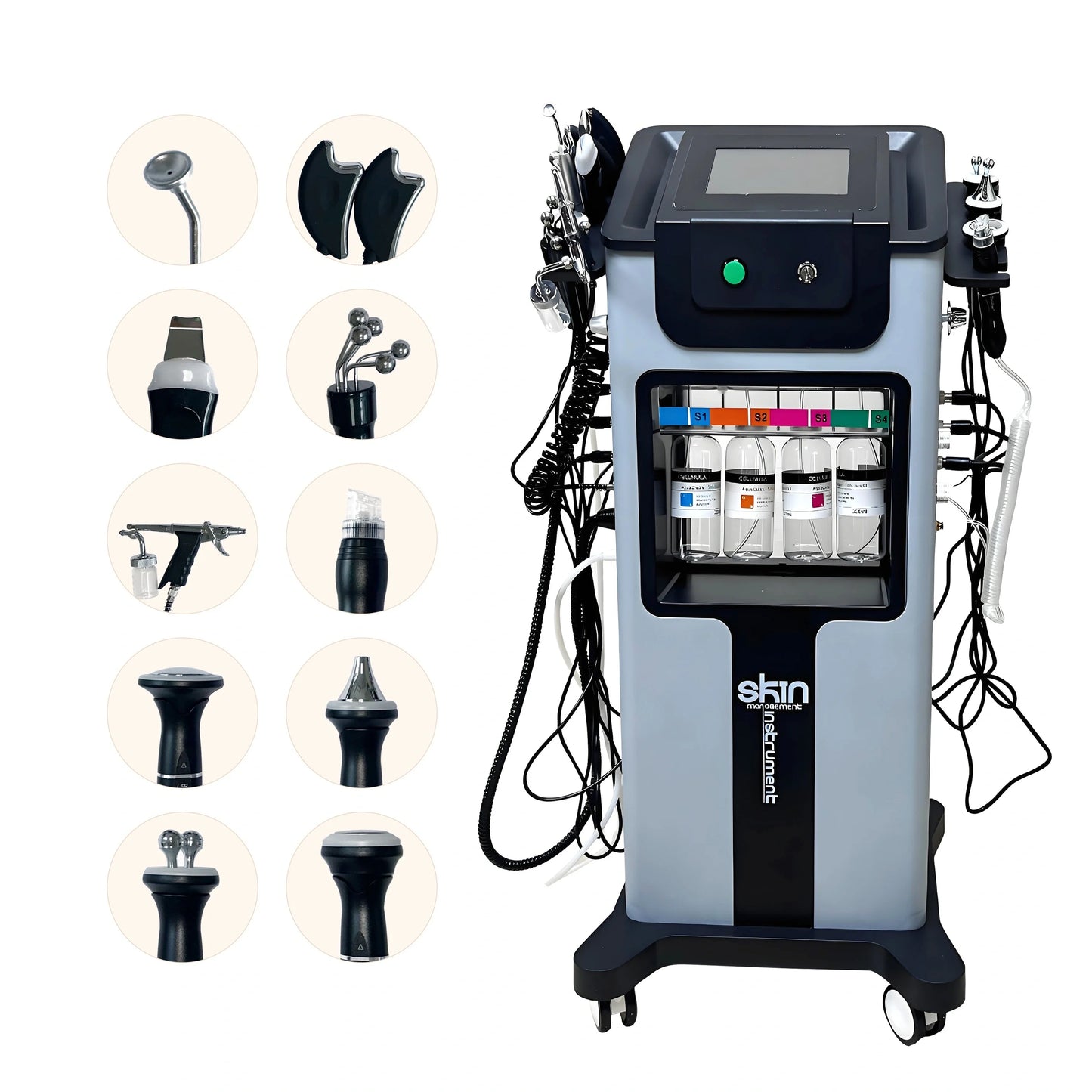 Function 10 In 1 Facial Cleansing Device For Home Use