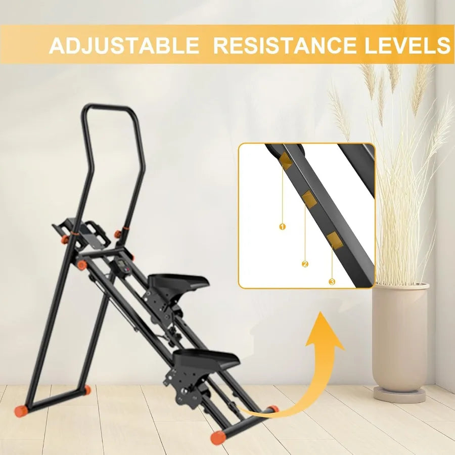 Hign-concerned Stair Stepper Folding Cardio Climber Machine