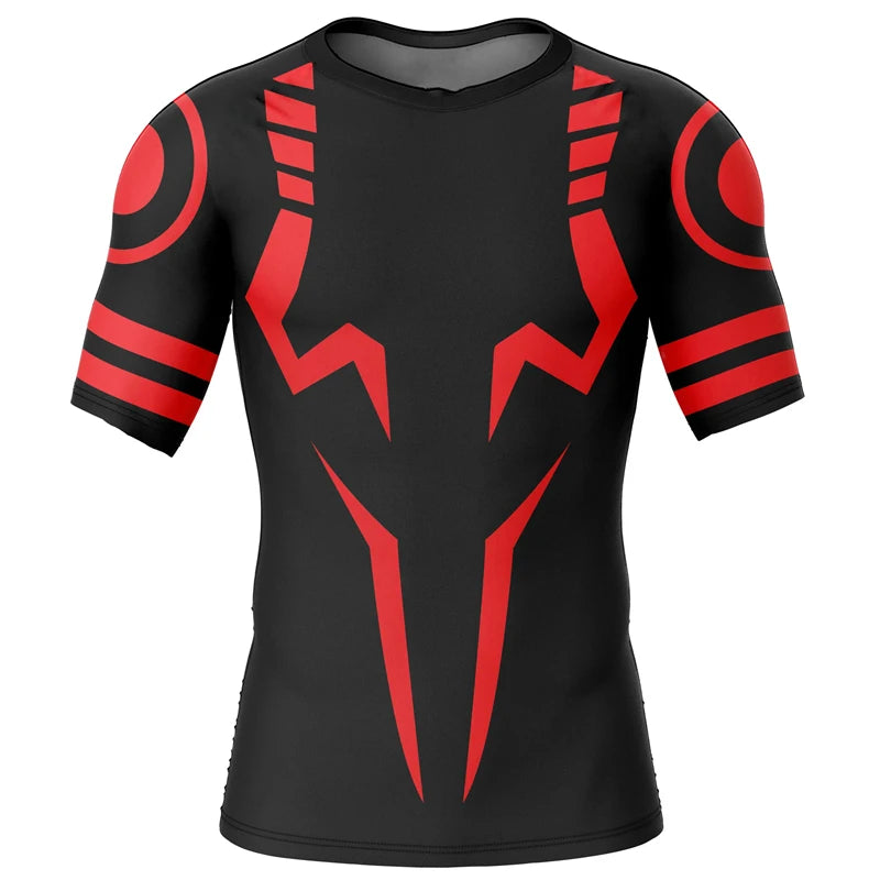 CN Sichuan Fujian 3D Print Compression Shirts For Men