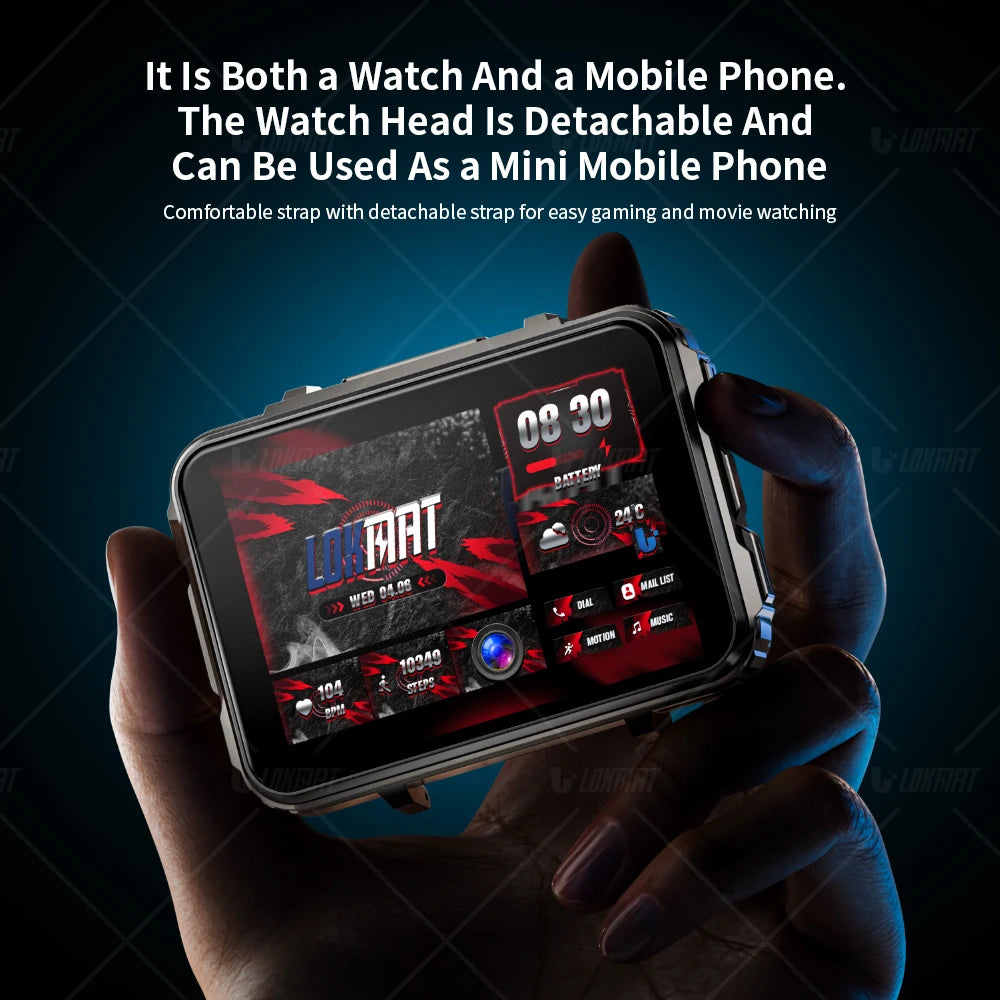 Lokmat Appllp 5 Max Watch Phone 4G Calls Dual Camera