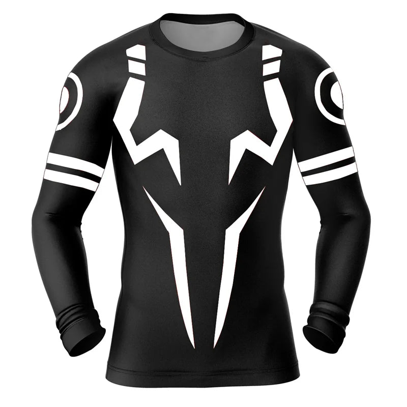 CN Sichuan Fujian 3D Print Compression Shirts For Men