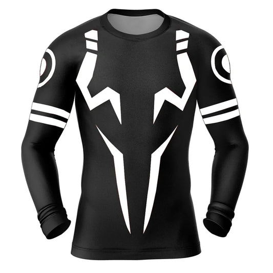 CN Sichuan Fujian 3D Print Compression Shirts For Men
