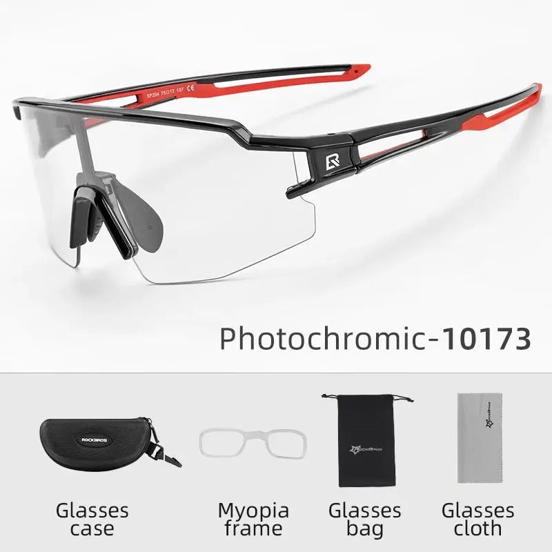 ROCKBROS Photochromic Cycling Glasses UV Protection Eyewear