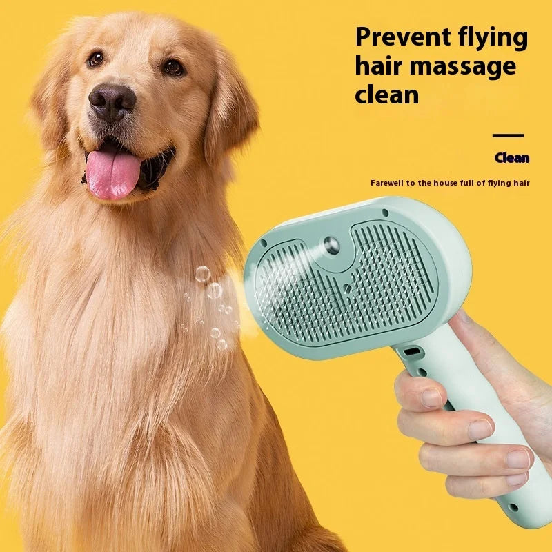Hign Concerned Pet Steam Brush Grooming Comb For Cats Dogs