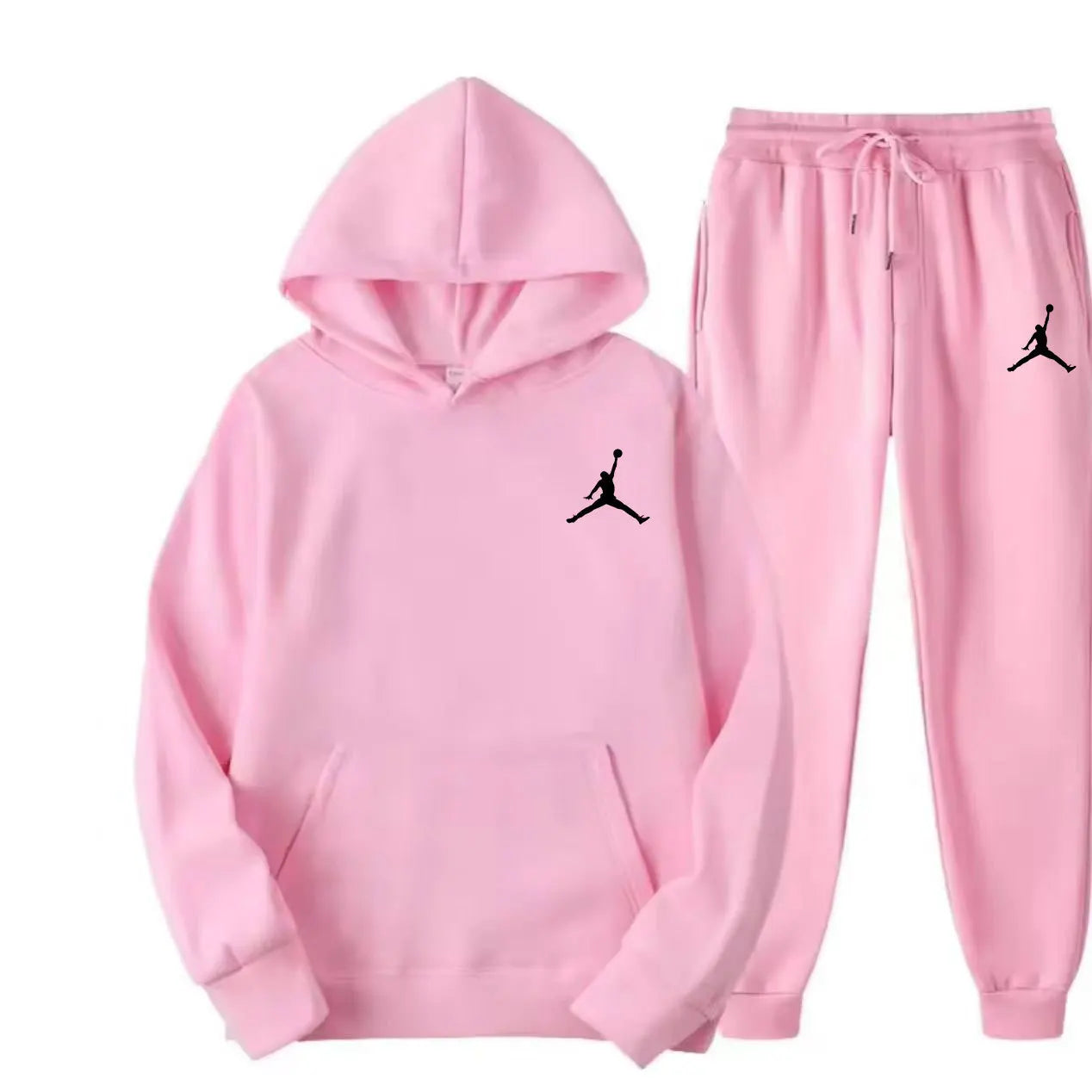 CN Jiangxi Casual Hoodie Set for Men and Women Two Piece